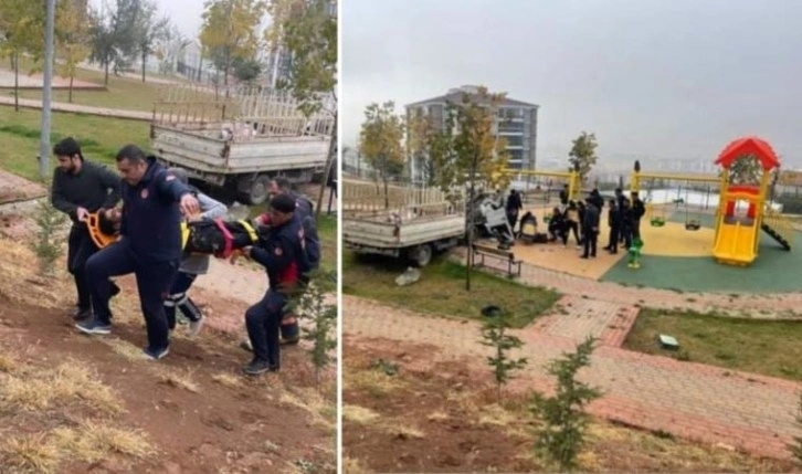 Kupası açılan kamyonetiyle 'çocuk parkına' giren sürücü, 5 gün sonra öldü