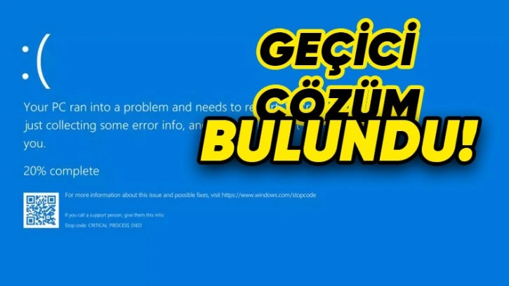 Küresel Bilgisayar Kesintisinde Geçici Çözüm Yolu Açıklandı