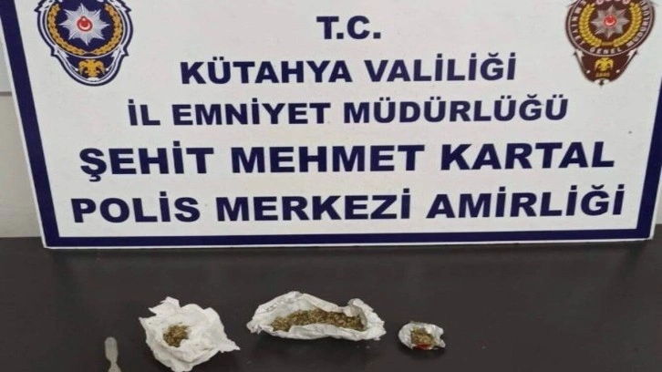 Kütahya’da bekçiler 2 şahsın üzerinde uyuşturucu ele geçirdi