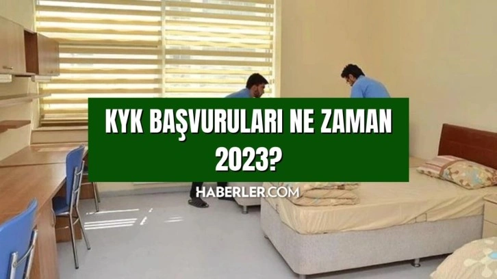 KYK başvuruları ne zaman 2023? GSB - KYK yurt başvurulerı başladı mı, nereden başvuru yapılır?