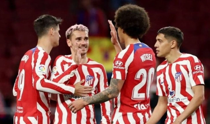 La Liga'da Atletico Madrid, Valencia'yı 3 golle geçti