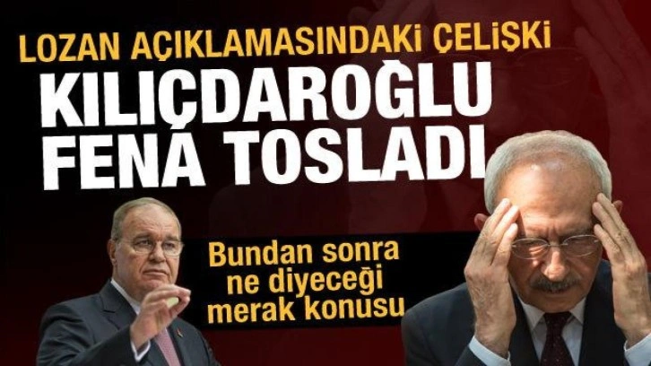 "Lozan" çıkışı yapan Kılıçdaroğlu yine duvara tosladı