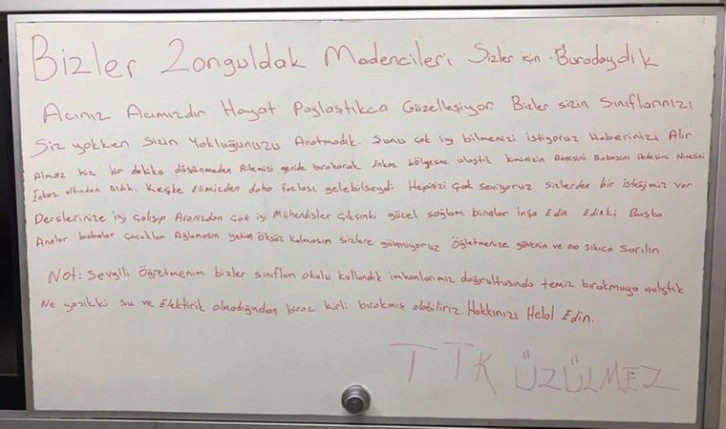 Madencilerden öğrencilere dikkat çeken mesaj: 'Mühendis olun, sağlam binalar yapın'