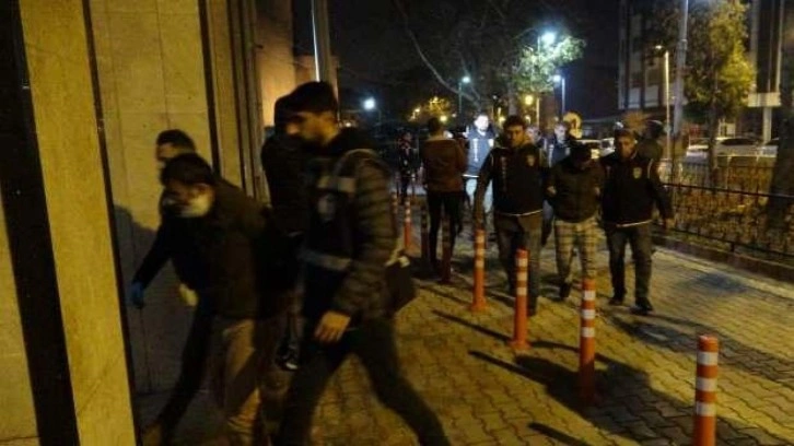 Malatya’da hırsızlık şebekesine operasyon: 8 gözaltı