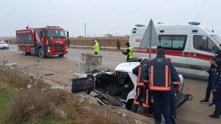 Malatya’da takla atan otomobilde bir kişi yaralandı