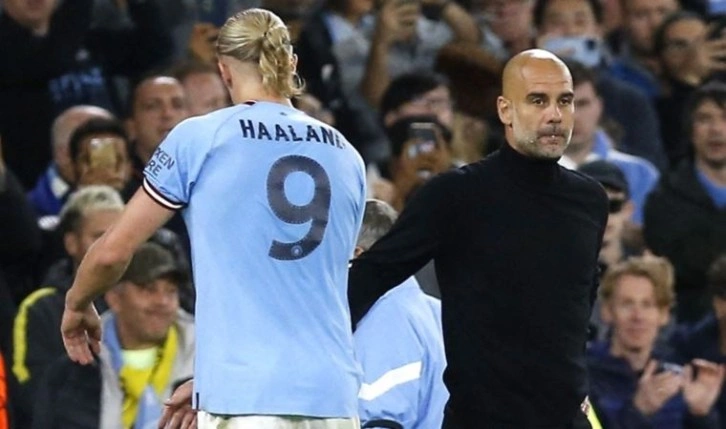 Manchester City Teknik Direktörü Pep Guardiola: 'Haaland'ın kalitesine bir şey eklemedim&#