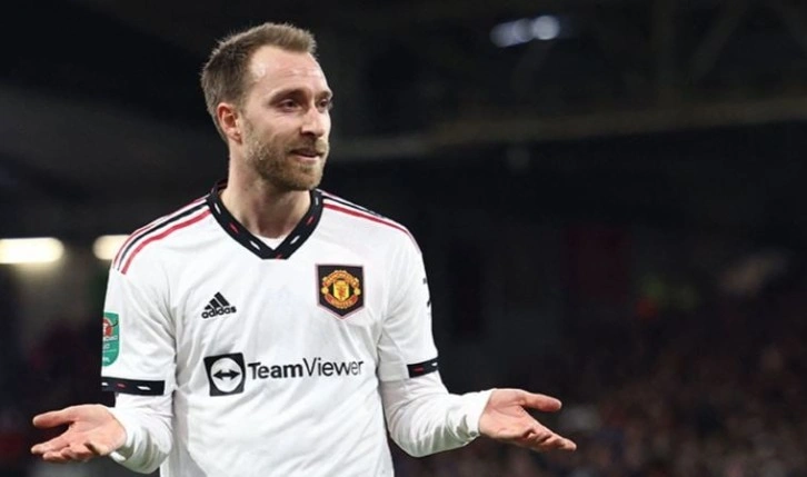 Manchester United'da Eriksen, sakatlığı nedeniyle 3 ay forma giyemeyecek