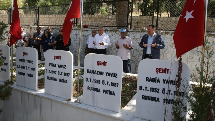 Mardin'de 37 yıl önce öldürülen 6'sı çocuk, 8'i kadın 30 kişi törenle anıldı