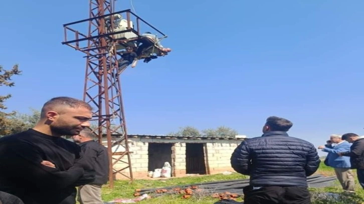 Mardin’de elektrik akımına kapılan kişi ağır yaralandı