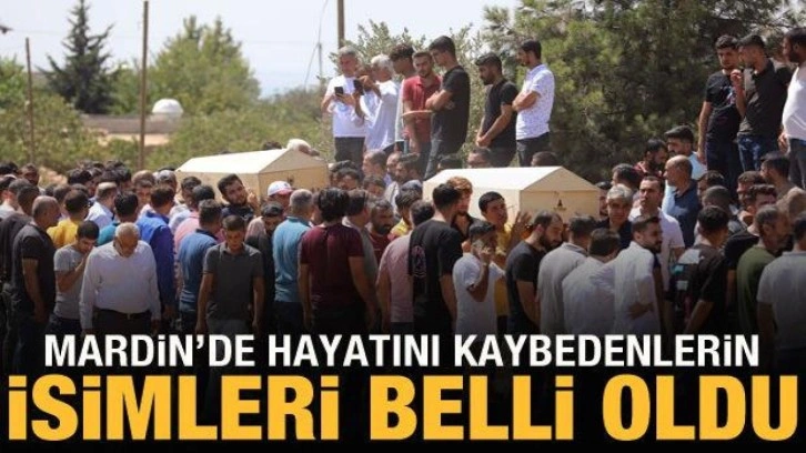 Mardin'deki kazada hayatını kaybedenlerin isimleri belli oldu