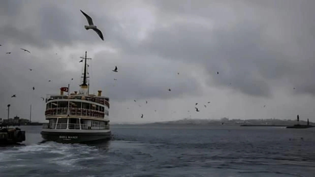 Marmara'da fırtına bekleniyor! Vapur seferleri iptal mi olacak?