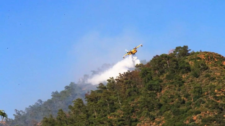 Marmaris'te yangın bölgesinde bir erkek cesedi bulundu