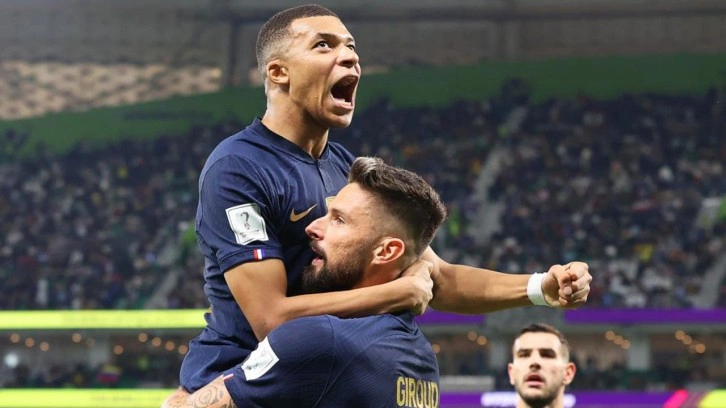 Mbappe yıldızlaştı, Giroud tarihe geçti, Fransa çeyrek finale yükseldi