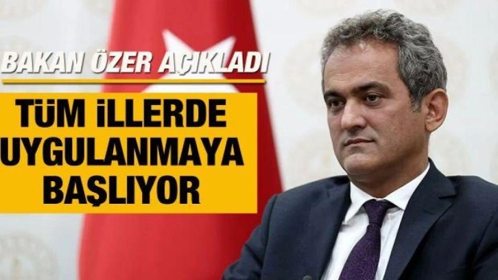 MEB tüm illerde uygulanacağını duyurdu: Bakan'dan öğrenci ve aileleri için kritik açıklama...