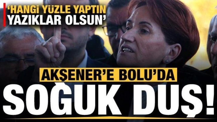 Meral Akşener'e soğuk duş: Hangi yüzle yaptın, yazıklar olsun!