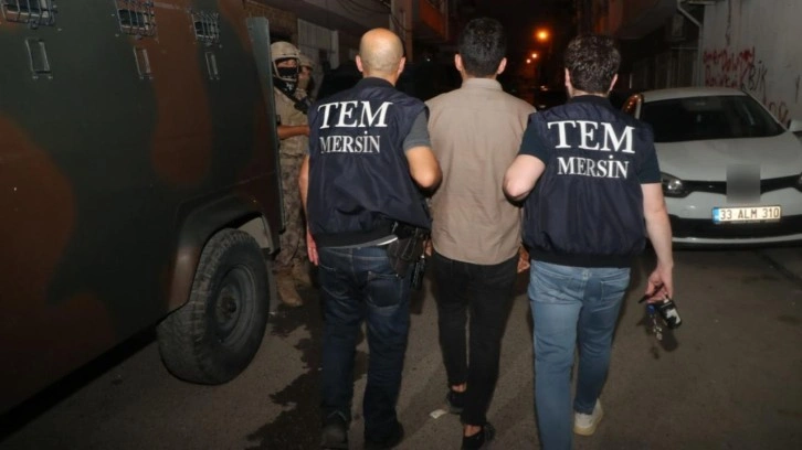 Mersin'de terör operasyonu: 12 zanlı yakalandı