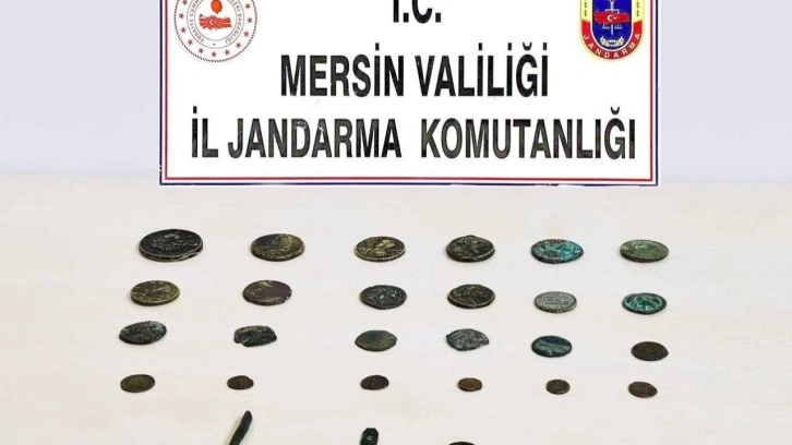 Mersin'de tarih eser kaçakçılığı operasyonu, 2 kişi gözaltına alındı