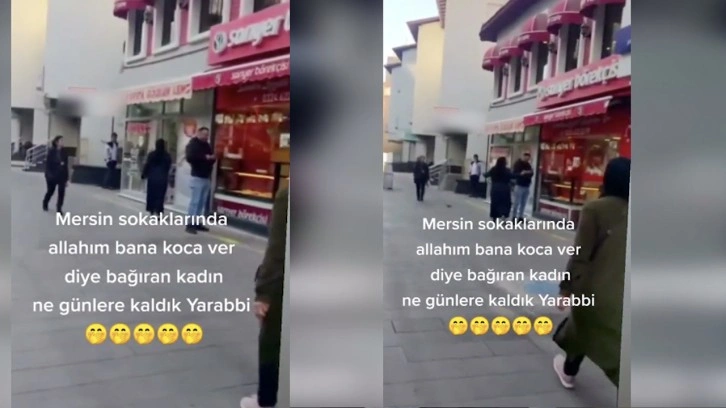 Mersinli kadından sokakta ilginç istek: Bana koca bulun