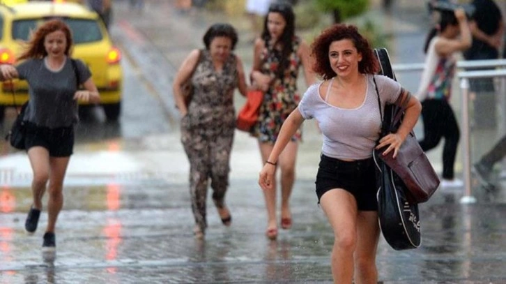 Meteoroloji'den iki bölge için sağanak yağış uyarısı! Şemsiyesiz sakın çıkmayın