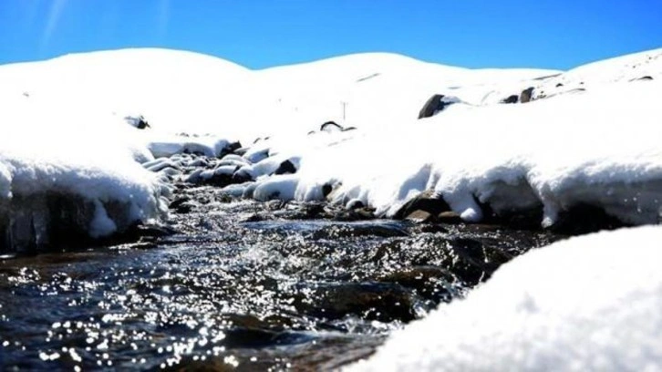 Meteorolojinde kar erimesi ve çığ uyarısı