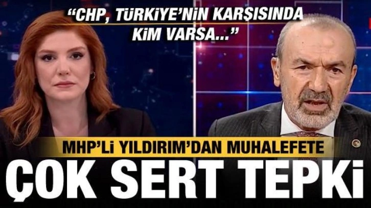 MHP Genel Başkan Yardımcısı Yaşar Yıldırım'dan muhalefete çok sert sınır ötesi tepkisi!