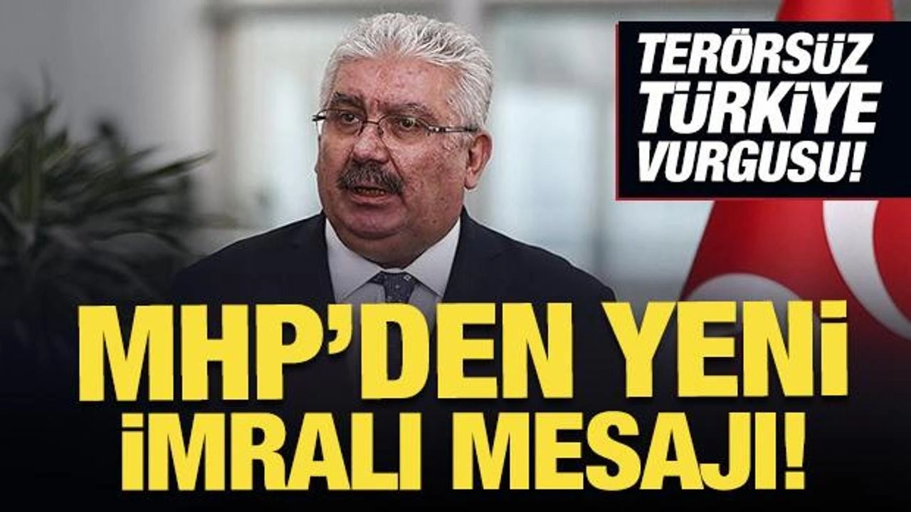 MHP'li Semih Yalçın'dan yeni İmralı mesajı!