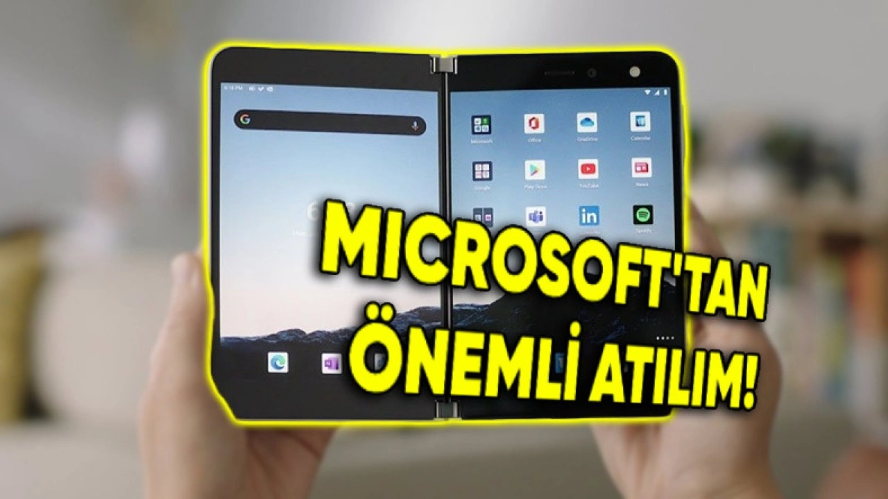 Microsoft'tan Yeni Katlanabilir Telefon Geliyor