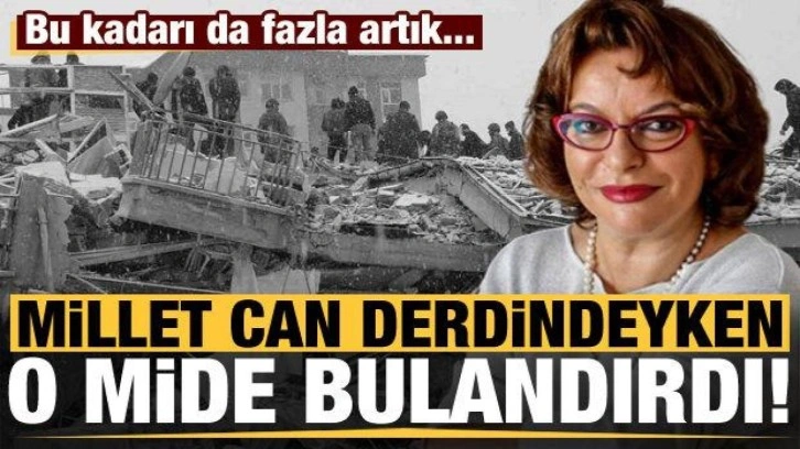 Millet can derdindeyken Mine Kırıkkanat yine mide bulandırdı! İslam ve imamları hedef aldı