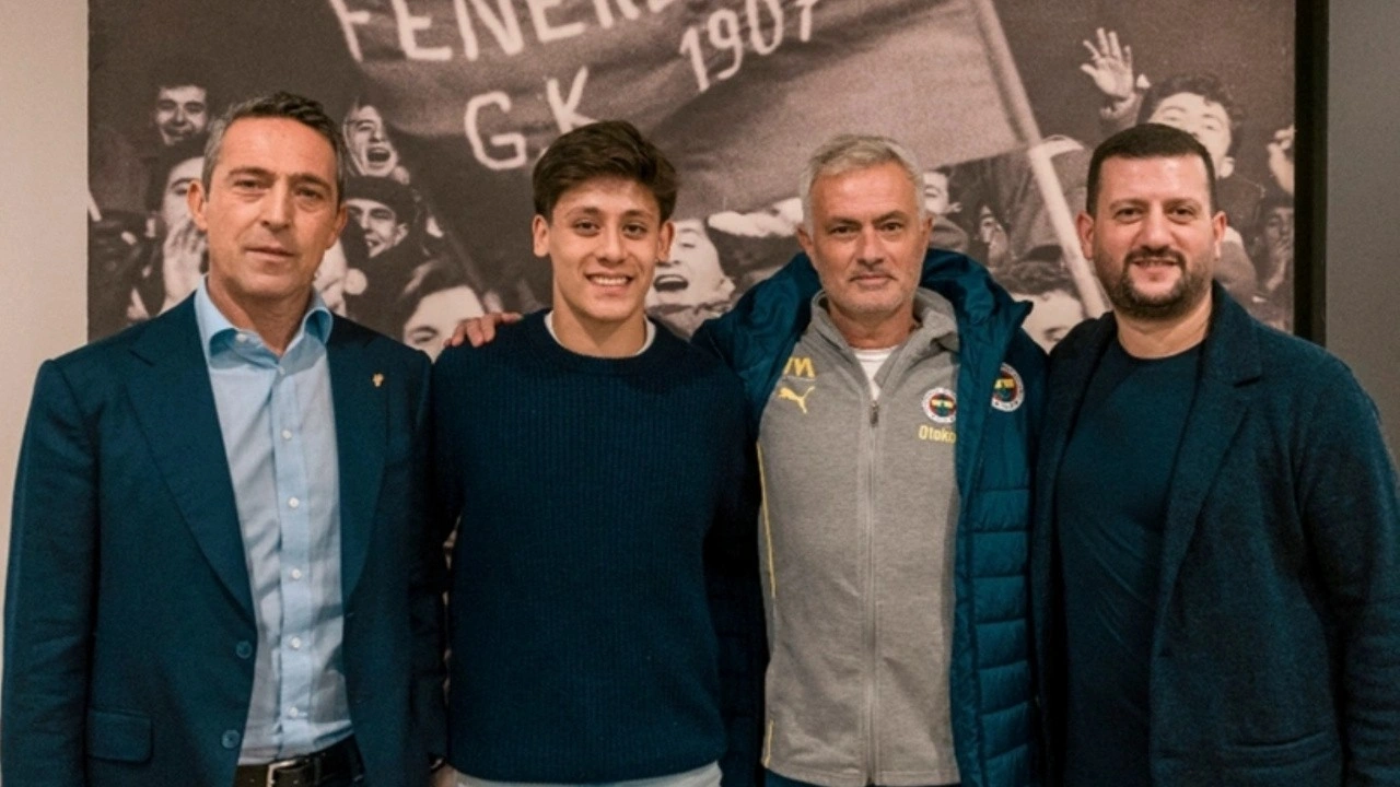 Milli futbolcu Arda Güler'den Fenerbahçe'ye ziyaret