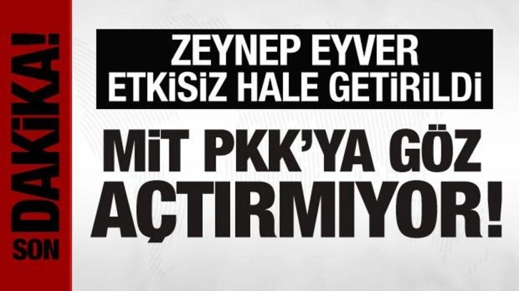 MİT, Zeynep Eyver'i etkisiz hale getirdi