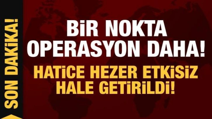 MİT'ten nefes kesen operasyon: Hatice Hezer etkisiz hale getirildi!