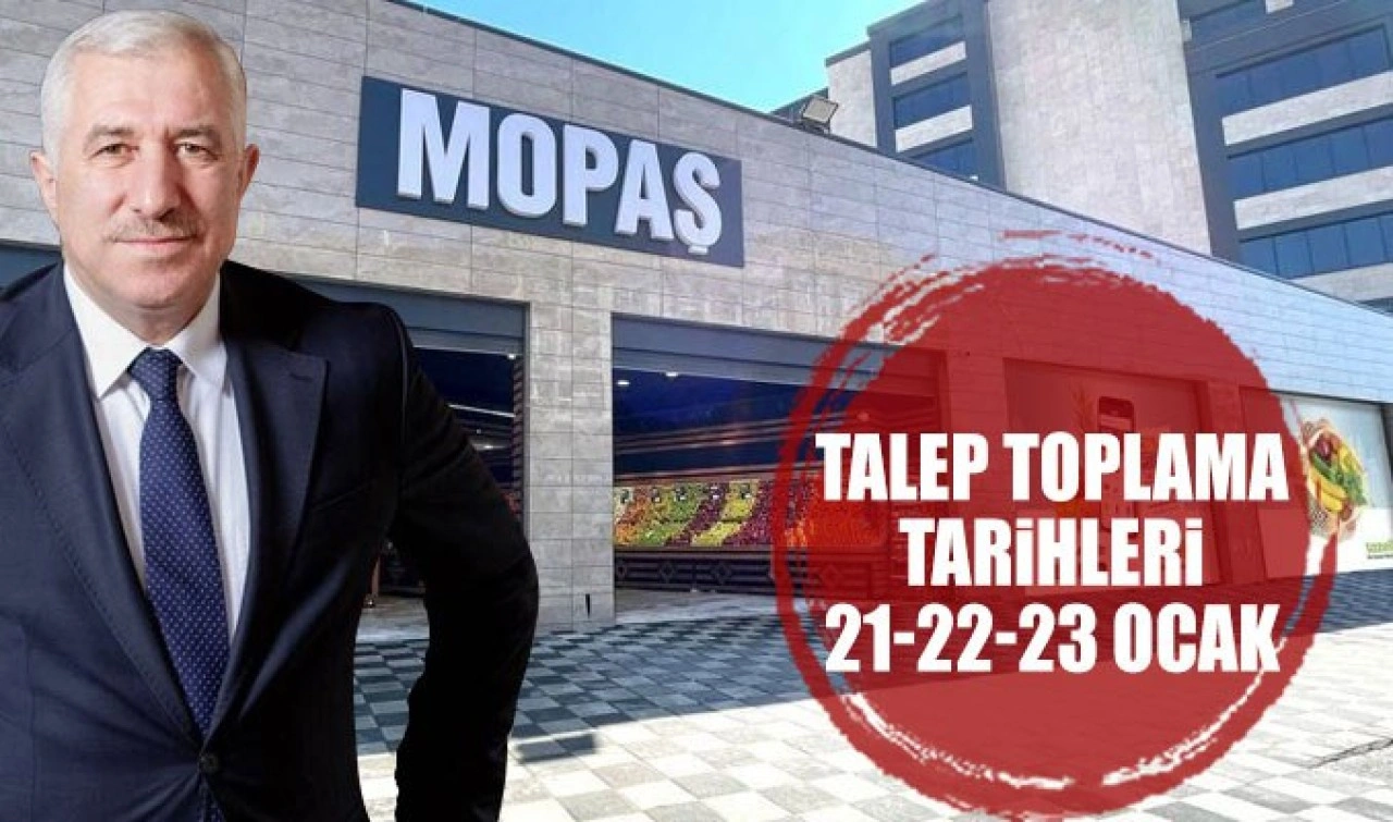 Mopaş halka açılıyor: Talep toplama başladı