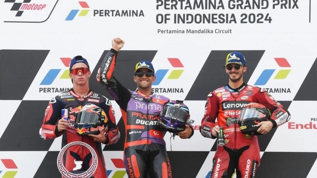 MotoGP Endonezya Grand Prix'sini Jorge Martin kazandı