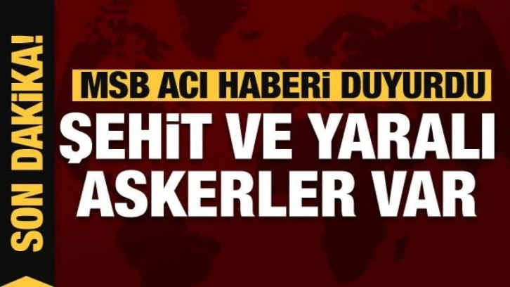 MSB acı haberi duyurdu: 2 Şehit