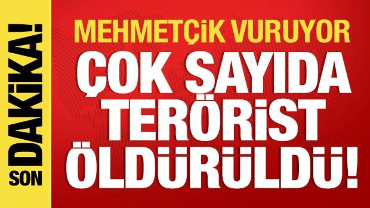 MSB duyurdu: 15 PKK'lı terörist etkisiz hale getirildi!