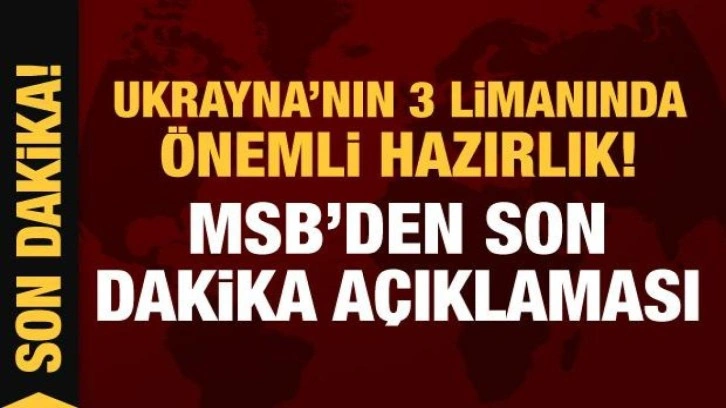 MSB'den son dakika 'sevkiyat' açıklaması