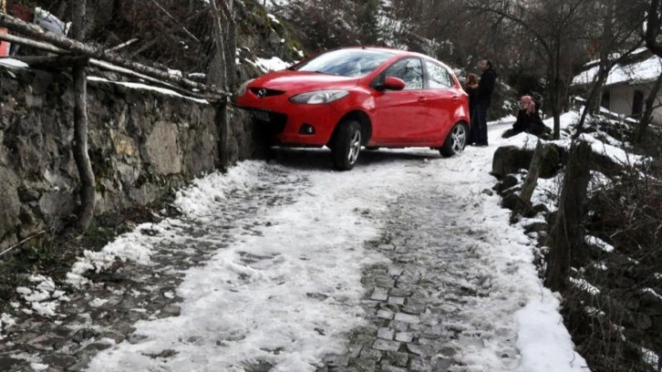 Mudurnu'ya tatile gelen aile ölümden döndü!