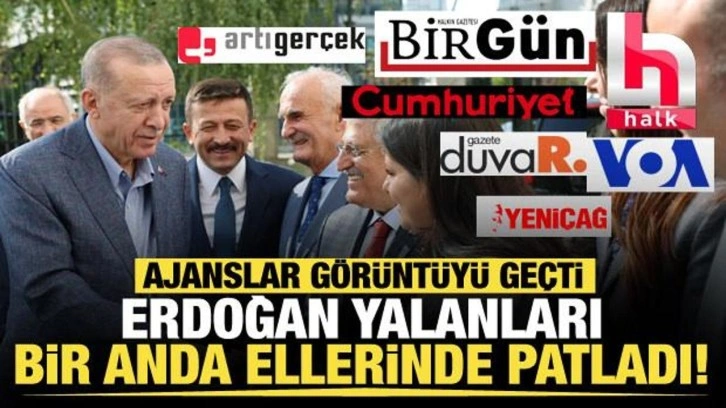 Muhalif medyanın "Erdoğan'ın rahatsızlığı nedeniyle programlar iptal" yalanı çabuk sö