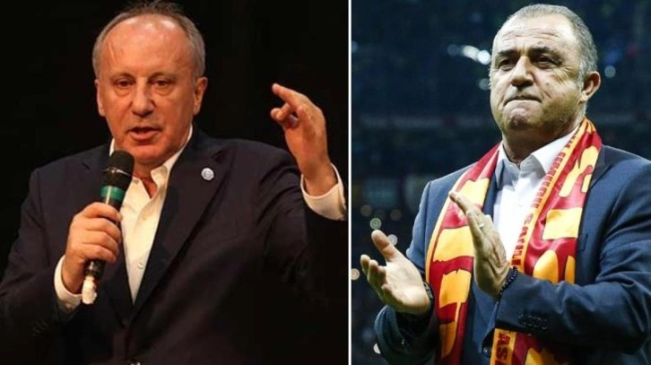 Muharrem İnce, Fatih Terim'e özendi! Soruyu sorduğuna soracağına pişman ettiler