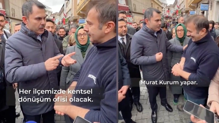 Murat Kurum'dan esnafla kentsel dönüşüm sohbeti: 