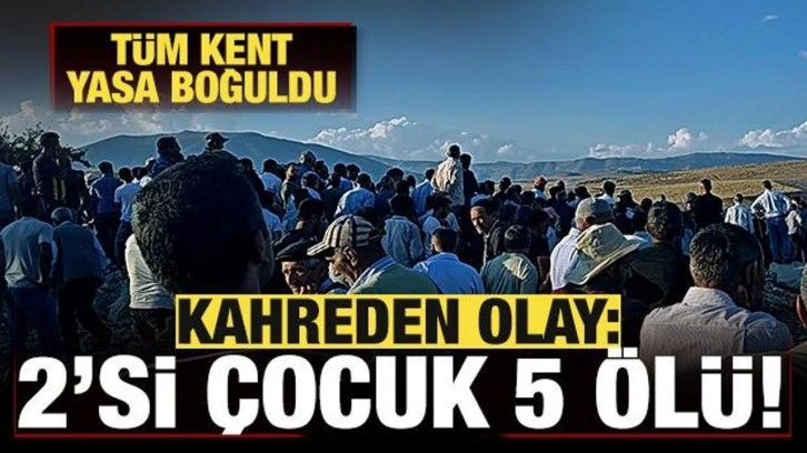 Muş'ta acı olay: 2'si çocuk, 5 vatandaş öldü!