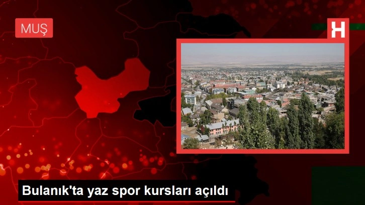 Muş'ta 200 Öğrenciye Yaz Spor Kursları Açıldı