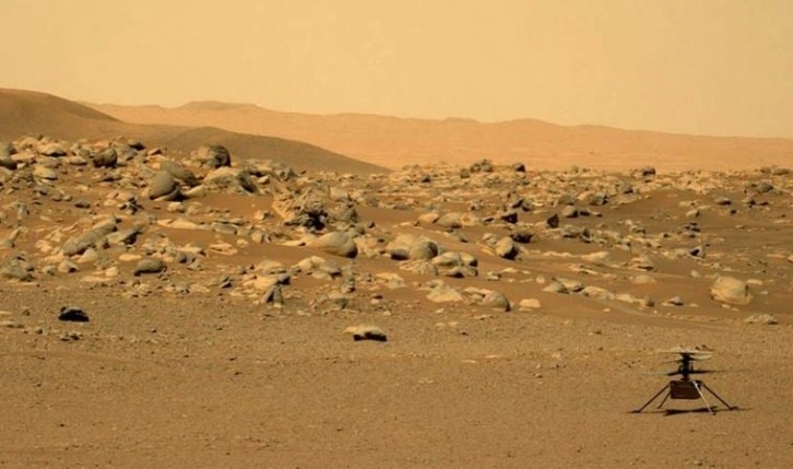 NASA'nın Mars helikopteri 50. uçuşunu tamamladı