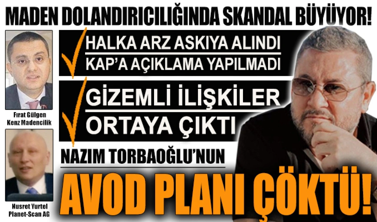 Nazım Torbaoğlu’nun AVOD planı çöktü!