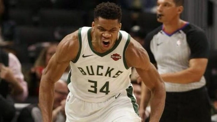 NBA'de Antetokounmpo'nun kariyer rekoru kırdığı maçta Bucks kazandı