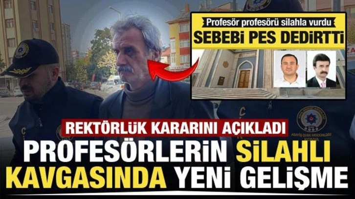 Necmettin Erbakan Üniversitesi'ndeki silahlı saldırı sonrası iki profesör açığa alındı