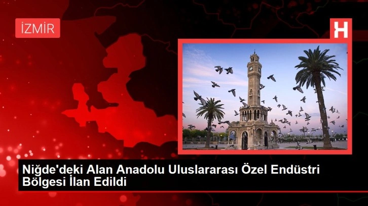 Niğde'deki Alan Anadolu Uluslararası Özel Endüstri Bölgesi İlan Edildi