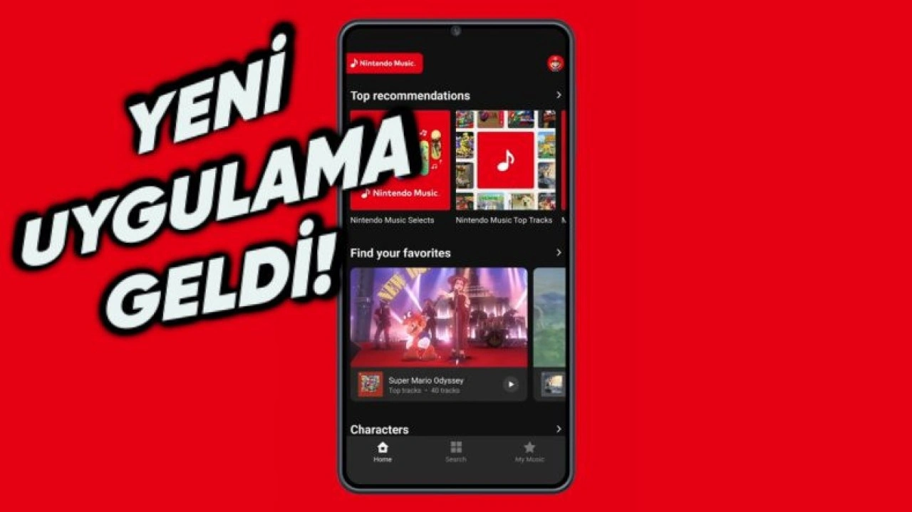 Nintendo, Android ve iOS için Yeni Müzik Uygulamasını Yayımladı