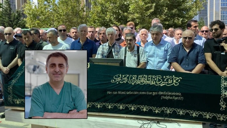 Odasında ölü bulunan ünlü doktor son yolculuğuna uğurlandı