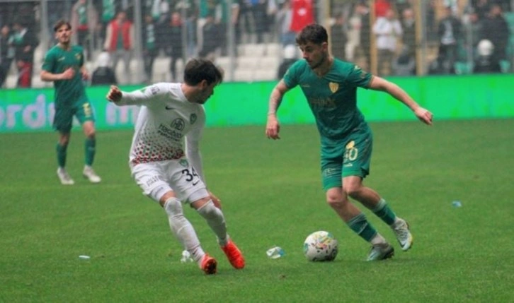 Olaylı maçın galibi Bursaspor